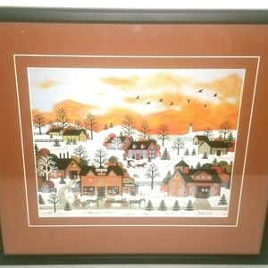 Jane Wooster Scott A Sunset Long Ago Framed